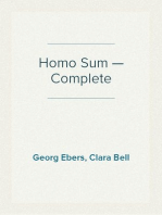 Homo Sum — Complete