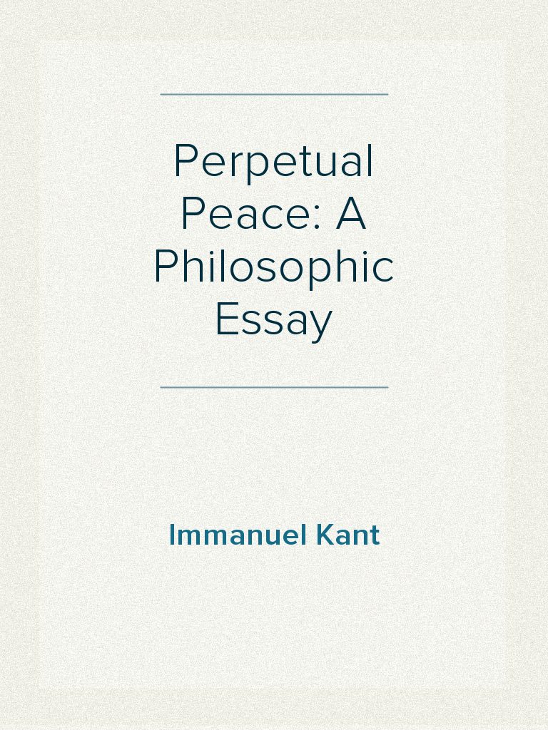 Perpetual peace thesis image