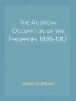 The American Occupation of the Philippines 1898-1912