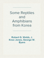 Some Reptiles and Amphibians from Korea