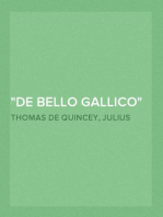 "De Bello Gallico" and Other Commentaries