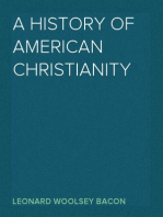 A History of American Christianity