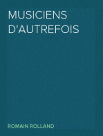 Musiciens d'autrefois