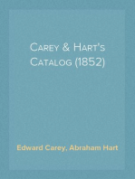 Carey & Hart's Catalog (1852)