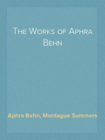 The Works of Aphra Behn
Volume IV