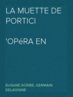 La Muette de Portici
Opéra en cinq actes