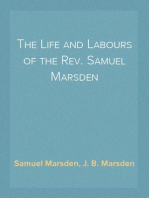 The Life and Labours of the Rev. Samuel Marsden