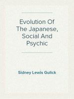 Evolution Of The Japanese, Social And Psychic