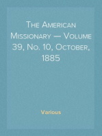 The American Missionary — Volume 39, No. 10, October, 1885