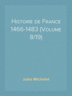 Histoire de France 1466-1483 (Volume 8/19)