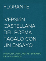 Florante
Versión castellana del poema tagalo con un ensayo crítico