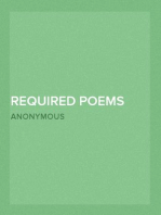Required Poems for Reading and Memorizing
Third and Fourth Grades, Prescribed by State Courses of Study