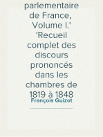 Histoire parlementaire de France,  Volume I.
Recueil complet des discours prononcés dans les chambres de 1819 à 1848