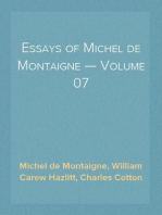 Essays of Michel de Montaigne — Volume 07