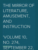 The Mirror of Literature, Amusement, and Instruction
Volume 10, No. 274, September 22, 1827