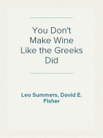 You Don't Make Wine Like the Greeks Did