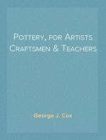 Pottery, for Artists Craftsmen & Teachers