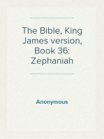 The Bible, King James version, Book 36: Zephaniah