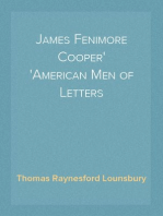 James Fenimore Cooper
American Men of Letters