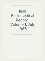 Irish Ecclesiastical Record, Volume 1, July 1865