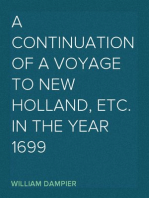 A Continuation of a Voyage to New Holland, Etc. in the Year 1699