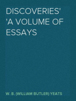 Discoveries
A Volume of Essays