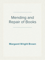 Mending and Repair of Books
