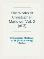 The Works of Christopher Marlowe, Vol. 2 (of 3)