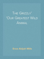 The Grizzly
Our Greatest Wild Animal
