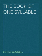 The Book of One Syllable