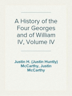A History of the Four Georges and of William IV, Volume IV