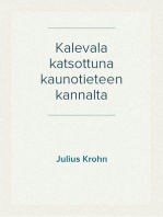 Kalevala katsottuna kaunotieteen kannalta