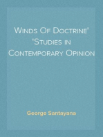 Winds Of Doctrine
Studies in Contemporary Opinion