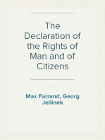 The Declaration of the Rights of Man and of Citizens