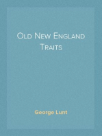 Old New England Traits