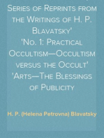 Studies in Occultism; A Series of Reprints from the Writings of H. P. Blavatsky
No. 1