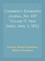 Chambers's Edinburgh Journal, No. 431
Volume 17, New Series, April 3, 1852