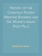 History of the Comstock Patent Medicine Business and Dr. Morse's Indian Root Pills