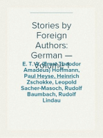 Stories by Foreign Authors: German — Volume 1