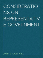 Considerations on Representative Government