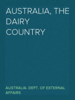 Australia, The Dairy Country