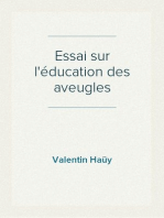 Essai sur l'éducation des aveugles