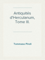 Antiquités d'Herculanum, Tome III.
Peintures