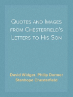 Quotes and Images from Chesterfield's Letters to His Son