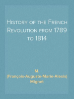 History of the French Revolution from 1789 to 1814