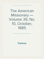 The American Missionary — Volume 39, No. 10, October, 1885