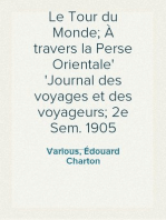 Le Tour du Monde; À travers la Perse Orientale
Journal des voyages et des voyageurs; 2e Sem. 1905