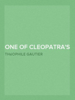 One of Cleopatra's Nights and Other Fantastic Romances