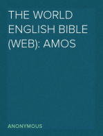 The World English Bible (WEB): Amos