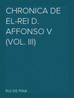 Chronica de el-rei D. Affonso V (Vol. III)